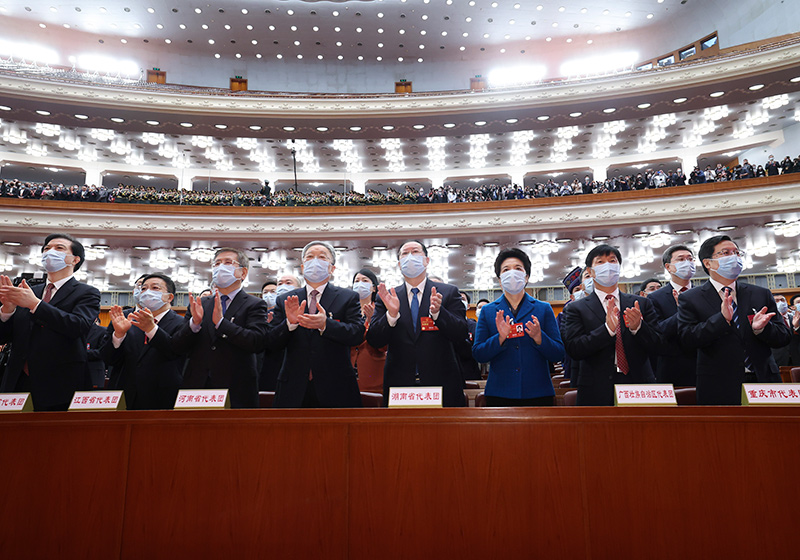 十四届全国人大一次会议在北京闭幕「相关图片」