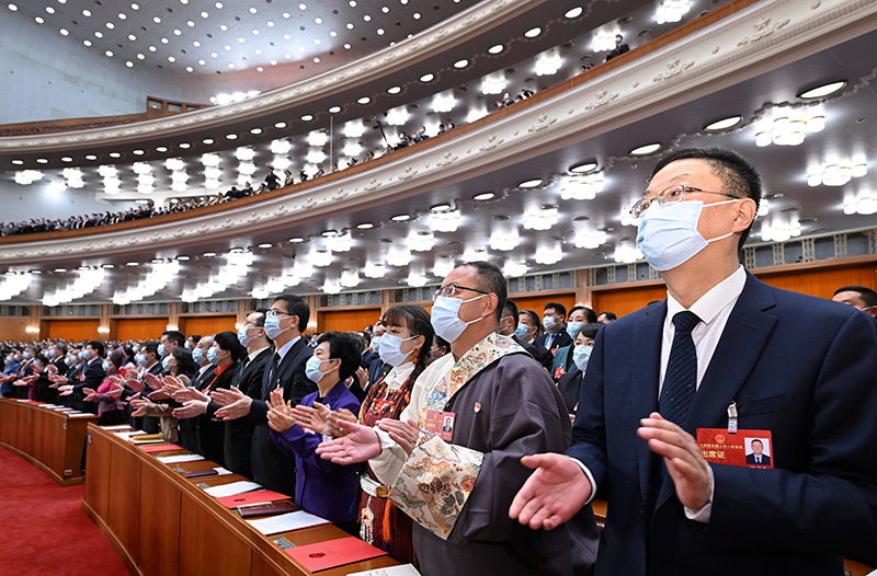 十四届全国人大一次会议在北京闭幕「相关图片」