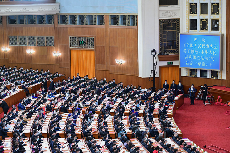 十四届全国人大一次会议在北京闭幕「相关图片」