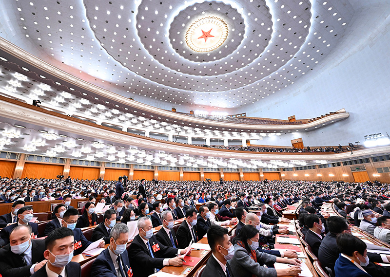 十四届全国人大一次会议在北京闭幕「相关图片」