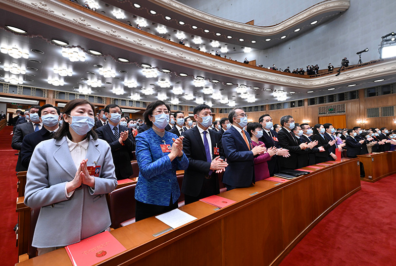 十四届全国人大一次会议在北京闭幕「相关图片」